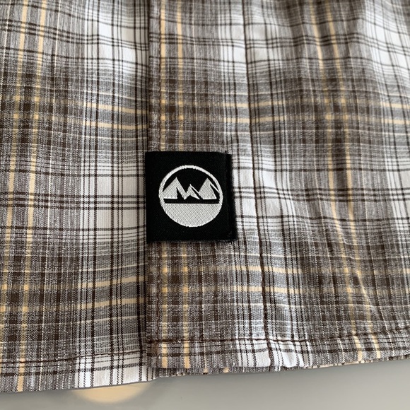 Wrangler Outdoor Series Grey Checkered Long Sleeve Button Down Size XL - Picture 7 of 14